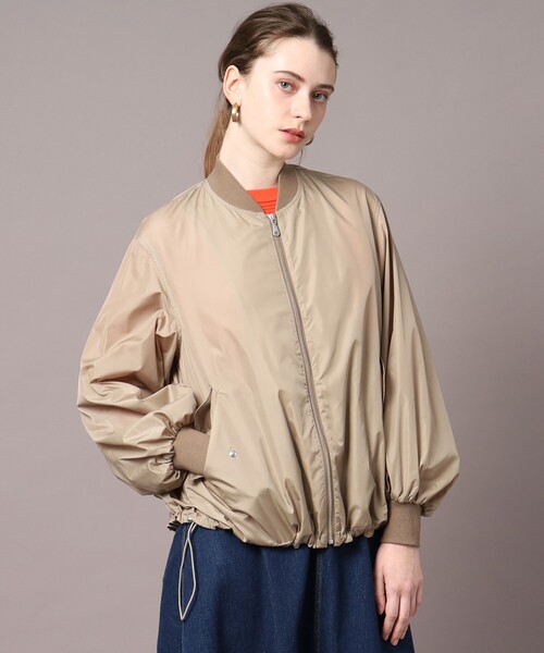 DRESSTERIOR ドレステリア ブルゾン 黒x白(総柄) 0123725M0008 DRESSTERIOR(ドレステリア)の「◇MA-1(ブルゾン)」 - WEAR