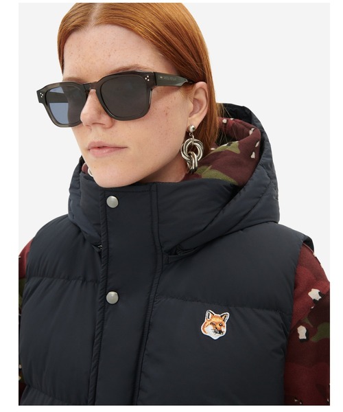 メゾンキツネ　フード付きダウンベスト　xs Maison Kitsune（メゾンキツネ）の「CLASSIC PUFFER VEST（ダウン
