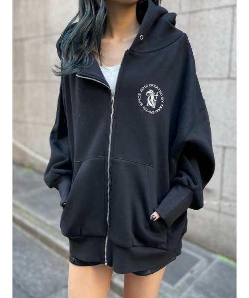 ENVYM（アンビー）の「ビッグロゴＥ ＰＫ（パーカー・レディース・ホワイト/ピンク/ブラック・FREE）」の17枚目の写真