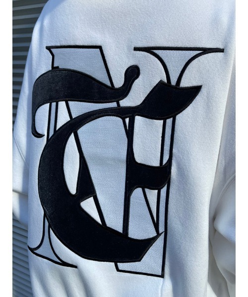 ENVYM（アンビー）の「ビッグロゴＥ ＰＫ（パーカー・レディース・ホワイト/ピンク/ブラック・FREE）」の11枚目の写真