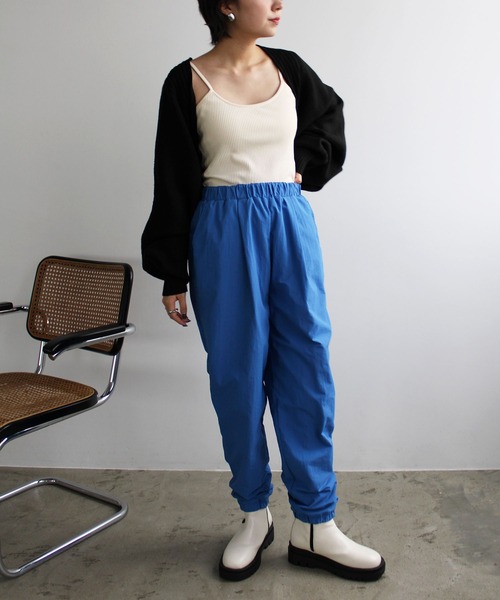 GeeRA（ジーラ）の「ナイロン素材ジョガーパンツ（その他パンツ・レディース・ブルー/ホワイト/ブラック・MEDIUM/SMALL/LARGE）」の11枚目の写真