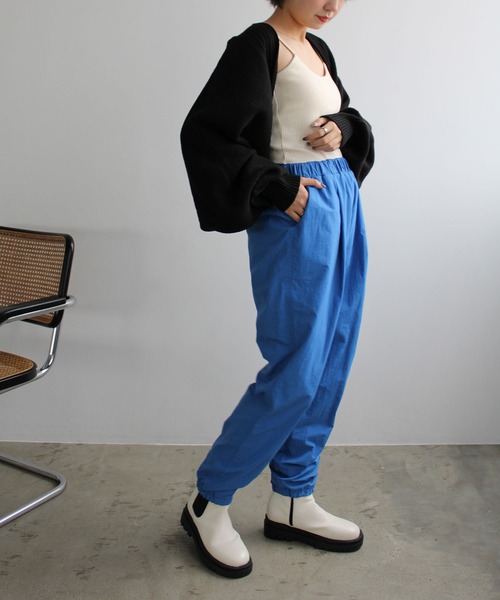 GeeRA（ジーラ）の「ナイロン素材ジョガーパンツ（その他パンツ・レディース・ブルー/ホワイト/ブラック・MEDIUM/SMALL/LARGE）」の12枚目の写真