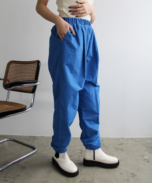 GeeRA（ジーラ）の「ナイロン素材ジョガーパンツ（その他パンツ・レディース・ブルー/ホワイト/ブラック・MEDIUM/SMALL/LARGE）」の13枚目の写真