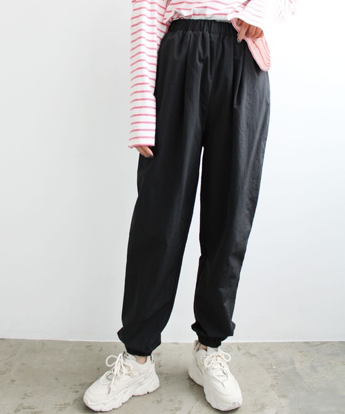 GeeRA（ジーラ）の「ナイロン素材ジョガーパンツ（その他パンツ・レディース・ブルー/ホワイト/ブラック・MEDIUM/SMALL/LARGE）」の17枚目の写真