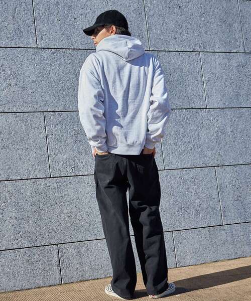 FFEIN(フェイン)の「【FFEIN(フェイン)】ワイドストレートデニムパンツ(デニムパンツ・メンズ・チャコール/サックスブルー/ブラック/ブルー・SMALL/MEDIUM/LARGE)」の5枚目の写真