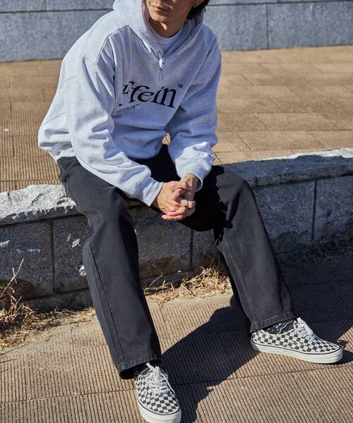 FFEIN(フェイン)の「【FFEIN(フェイン)】ワイドストレートデニムパンツ(デニムパンツ・メンズ・チャコール/サックスブルー/ブラック/ブルー・SMALL/MEDIUM/LARGE)」の7枚目の写真