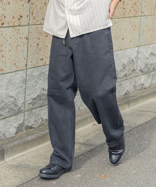 FFEIN(フェイン)の「【FFEIN(フェイン)】ワイドストレートデニムパンツ(デニムパンツ・メンズ・チャコール/サックスブルー/ブラック/ブルー・SMALL/MEDIUM/LARGE)」の15枚目の写真