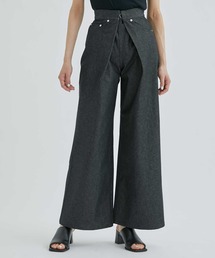 【JOHN LAWRENCE SULLIVAN / ジョンローレンスサリバン 】RIGID DENIM WIDE / デニムワイドパンツ