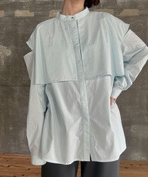 【ZOZO限定】ブロードケープカットアウトシャツ