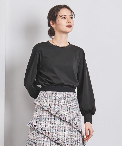 UNITED ARROWS(ユナイテッドアローズ)の「PONTE ロングスリーブ カットソー(Tシャツ/カットソー・レディース・ホワイト/ダークグレー/ライトピンク・FREE)」の15枚目の写真