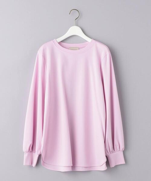 UNITED ARROWS(ユナイテッドアローズ)の「PONTE ロングスリーブ カットソー(Tシャツ/カットソー・レディース・ホワイト/ダークグレー/ライトピンク・FREE)」の17枚目の写真