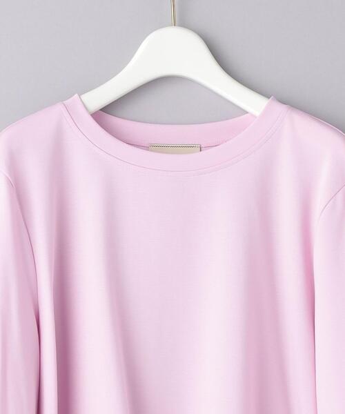 UNITED ARROWS(ユナイテッドアローズ)の「PONTE ロングスリーブ カットソー(Tシャツ/カットソー・レディース・ホワイト/ダークグレー/ライトピンク・FREE)」の19枚目の写真