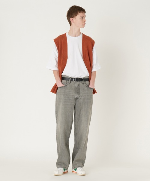 Levi's(リーバイス)の「Levi's/リーバイス カーディガンベスト レッド ROOIBOS TEA(ベスト・メンズ・マルチ・M/S/L/XL)」の4枚目の写真