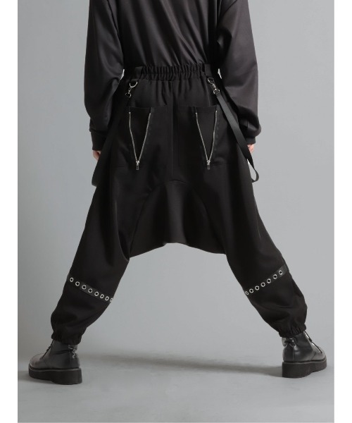 semantic design（セマンティックデザイン）の「セマンティックデザイン/semantic design SD×PSYCHONATION サルエル カーゴパンツ（カーゴパンツ・メンズ・ターコイズブルー/レッド/ブラック・MEDIUM/LARGE）」の7枚目の写真