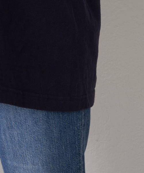 Daily russet（デイリー ラシット）の「YALE/ロゴT（Tシャツ/カットソー・レディース・ホワイト/ネイビー・FREE）」の20枚目の写真