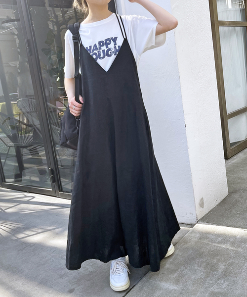 Spick & Span（スピックアンドスパン）の「HAPPY THOUGHTロゴT（Tシャツ/カットソー・レディース・ホワイト/ブラック・FREE）」の15枚目の写真