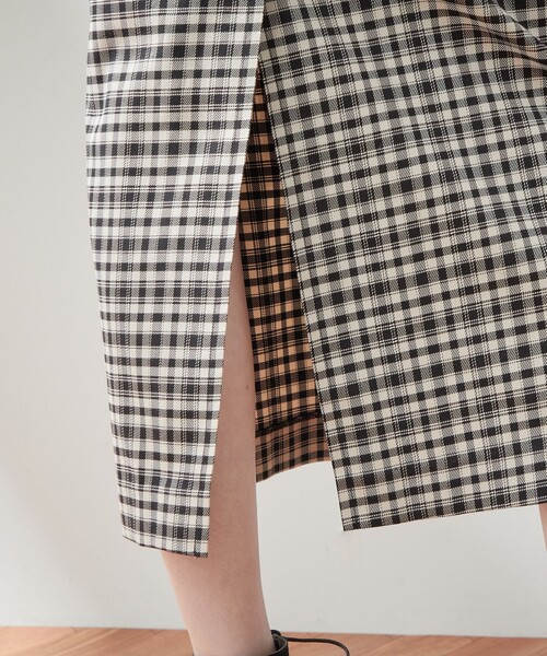 DEICY（デイシー）の「ハイウエストチェックロングスカート（スカート・レディース・ブラック/レッド・0/1）」の21枚目の写真