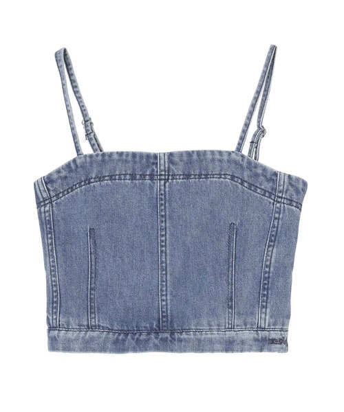 X-girl（エックスガール）の「2WAY DRESS（ワンピース・レディース・ブラック/インディゴブルー・S/M）」の6枚目の写真