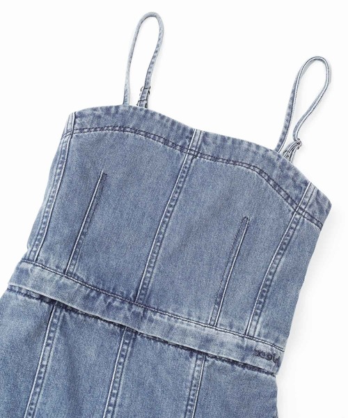 X-girl（エックスガール）の「2WAY DRESS（ワンピース・レディース・ブラック/インディゴブルー・S/M）」の11枚目の写真