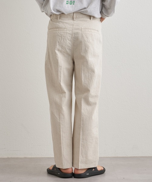 CIAOPANIC TYPY（チャオパニックティピー）の「綿麻デニムタックワイドテーパードパンツ（デニムパンツ・メンズ・アイボリー/ブラック/ネイビー・MEDIUM/LARGE）」の12枚目の写真