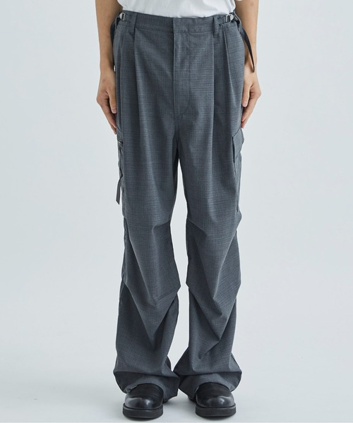 Product Twelve(プロダクトトゥエルブ)の「【Product Twelve / プロダクトトゥエルブ】T/W Dot Air CARGO PANTS(カーゴパンツ・メンズ・ブラック/グレー・2/3)」の8枚目の写真