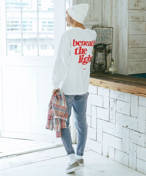 BAYFLOW(ベイフロー)の「リネンデニムジョガーパンツ(デニムパンツ・メンズ・ライトブルー/ダークブルー/ブルー・LARGE/SMALL/MEDIUM)」の5枚目の写真