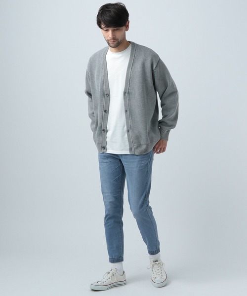 BAYFLOW(ベイフロー)の「リネンデニムジョガーパンツ(デニムパンツ・メンズ・ライトブルー/ダークブルー/ブルー・LARGE/SMALL/MEDIUM)」の8枚目の写真