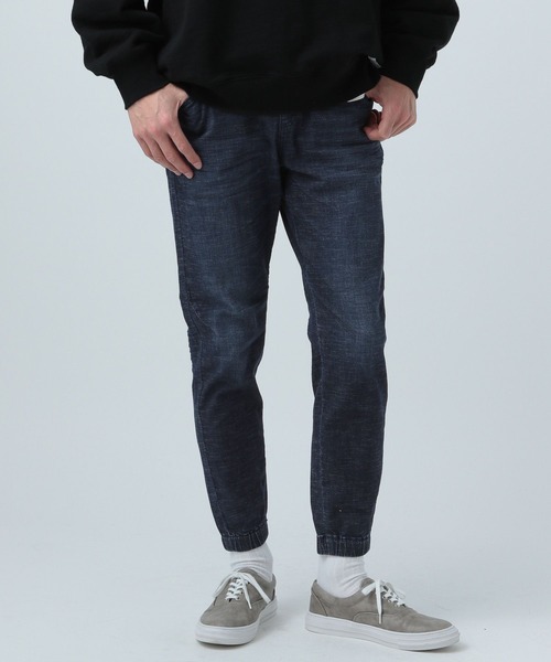 BAYFLOW(ベイフロー)の「リネンデニムジョガーパンツ(デニムパンツ・メンズ・ライトブルー/ダークブルー/ブルー・LARGE/SMALL/MEDIUM)」の9枚目の写真