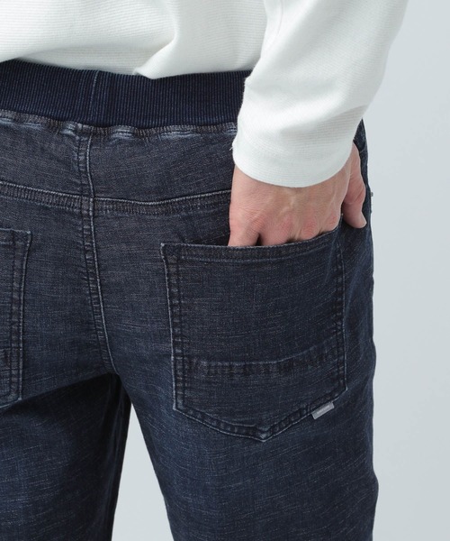 BAYFLOW(ベイフロー)の「リネンデニムジョガーパンツ(デニムパンツ・メンズ・ライトブルー/ダークブルー/ブルー・LARGE/SMALL/MEDIUM)」の18枚目の写真
