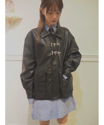 LA POMME petit（ラポミ・プチ）の「エコレザークールバックル