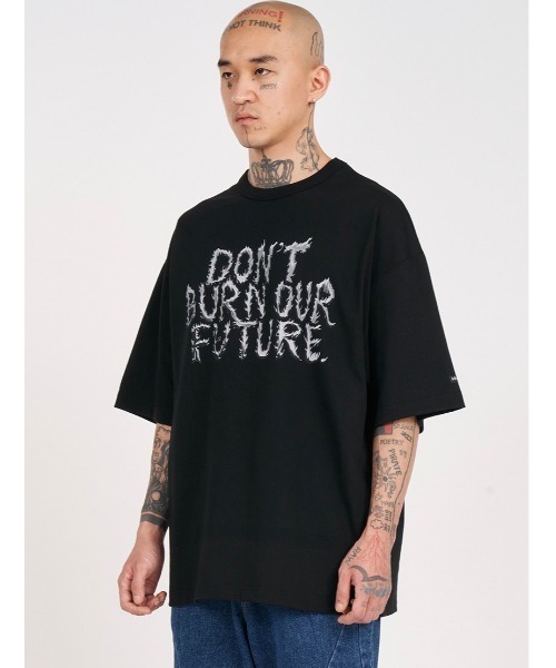 AJOBYAJO（アジョバイアジョ）の「【AJOBYAJO/アジョバイアジョ】DBOF 3D T-Shirt/ ロゴTシャツ プリントTシャツ 半袖Tシャツ（Tシャツ/カットソー・メンズ・ブラック/ホワイト・L/XL）」の14枚目の写真