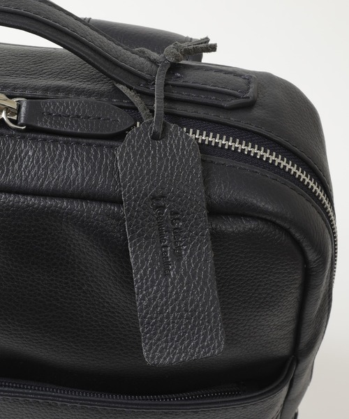 CROWDED CLOSET（クラウデッドクローゼット）の「【JOYA(ジョヤ)】シボ感レザーバックパック（バックパック/リュック・メンズ・ネイビー/ブラック・FREE）」の15枚目の写真