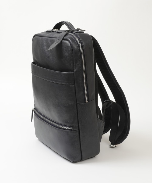 CROWDED CLOSET（クラウデッドクローゼット）の「【JOYA(ジョヤ)】シボ感レザーバックパック（バックパック/リュック・メンズ・ネイビー/ブラック・FREE）」の13枚目の写真