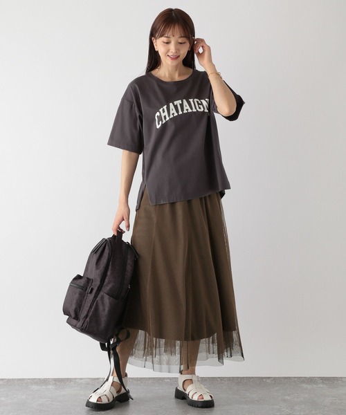 moni様 GLOBAL WORK（グローバルワーク）の「2WAYチュールスカート