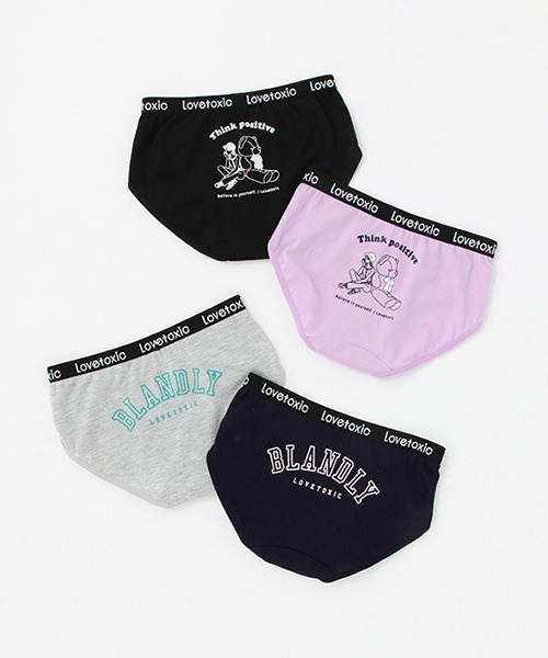 ショーツ2枚MシェルLOVE 特別企画2Pショーツ（ショーツ）｜LOVETOXIC（ラブトキシック）の