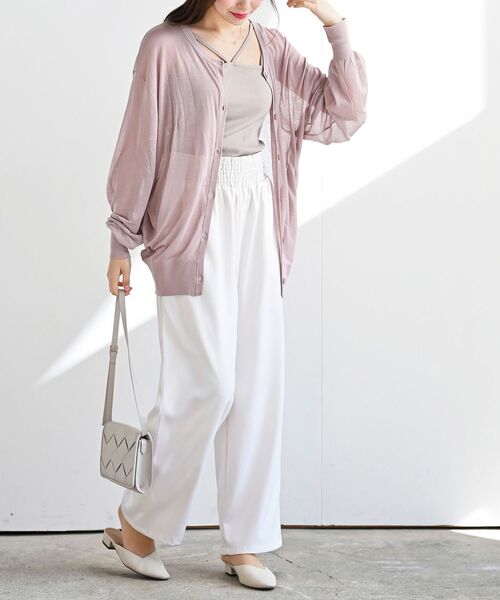 rps(アールピーエス)の「カップ付きキャミソール(キャミソール・レディース・ピンク/グリーン/ブルー/ブラック/オフホワイト/ホワイト系その他2/ホワイト系その他3/ブラウン/グレイッシュベージュ・L/M)」の21枚目の写真