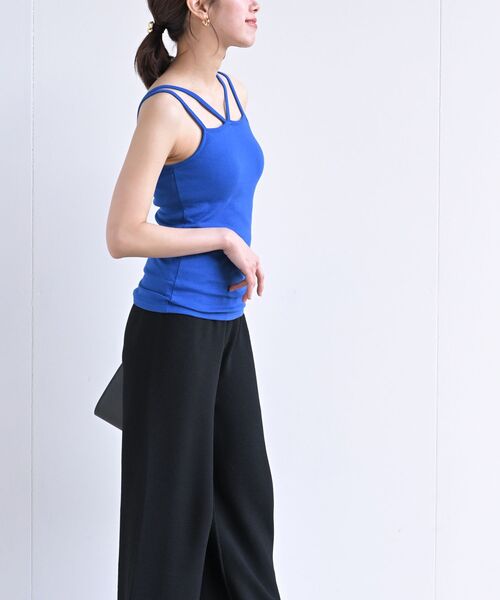 rps(アールピーエス)の「カップ付きキャミソール(キャミソール・レディース・ピンク/グリーン/ブルー/ブラック/オフホワイト/ホワイト系その他2/ホワイト系その他3/ブラウン/グレイッシュベージュ・L/M)」の19枚目の写真