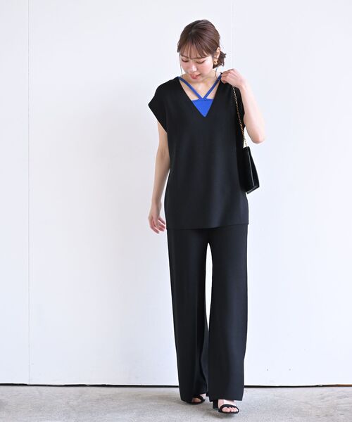 rps(アールピーエス)の「カップ付きキャミソール(キャミソール・レディース・ピンク/グリーン/ブルー/ブラック/オフホワイト/ホワイト系その他2/ホワイト系その他3/ブラウン/グレイッシュベージュ・L/M)」の14枚目の写真