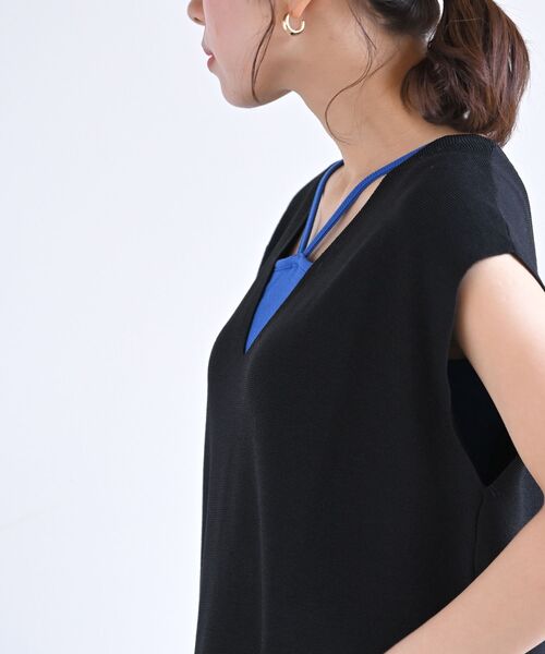 rps(アールピーエス)の「カップ付きキャミソール(キャミソール・レディース・ピンク/グリーン/ブルー/ブラック/オフホワイト/ホワイト系その他2/ホワイト系その他3/ブラウン/グレイッシュベージュ・L/M)」の12枚目の写真