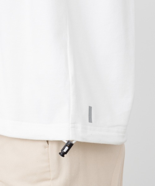 NAVY（ネイビー）の「アクティブTシャツ（Tシャツ/カットソー・メンズ・ホワイト/ブラック/グレイッシュベージュ/ネイビー・M/L/XL）」の11枚目の写真
