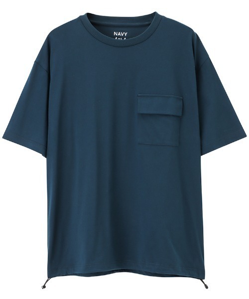 NAVY（ネイビー）の「アクティブTシャツ（Tシャツ/カットソー・メンズ・ホワイト/ブラック/グレイッシュベージュ/ネイビー・M/L/XL）」の8枚目の写真