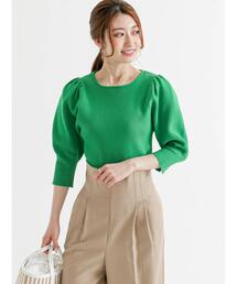 Te chichi | スポンディッシュボリュームスリーブニット(ニット/セーター)