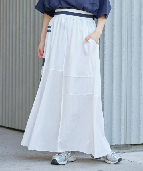 新品【etsinta／エシンタ】リメイクメッシュユニフォームスカート etsinta（エシンタ）の「【etsinta／エシンタ】リメイクメッシュ