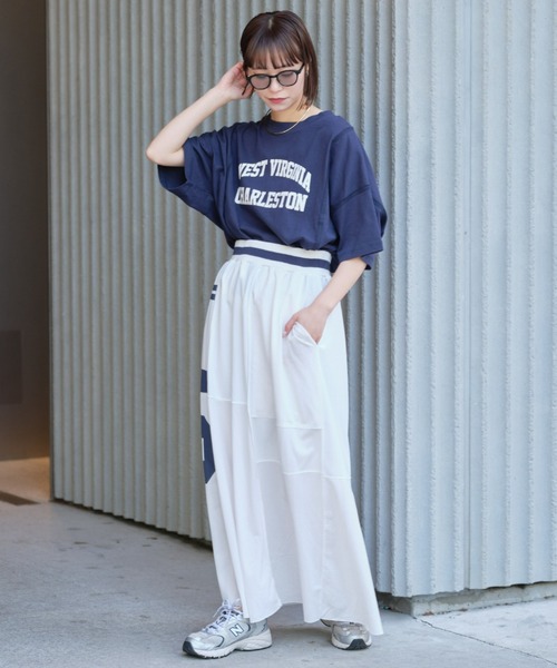新品【etsinta／エシンタ】リメイクメッシュユニフォームスカート etsinta（エシンタ）の「【etsinta／エシンタ】リメイクメッシュ