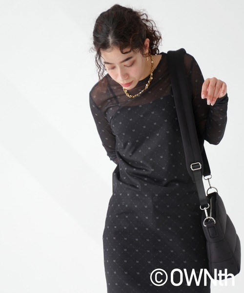 モノグラムアンサンブルワンピース　はにみゅ あき | はにみゅのお洋服可愛くてお気に入り沢山🎶 ⁡ ⁡ 6/16発売