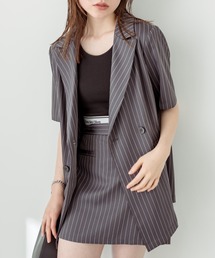 OLIVE des OLIVE | 神バランス半袖テーラードジャケット(テーラードジャケット)