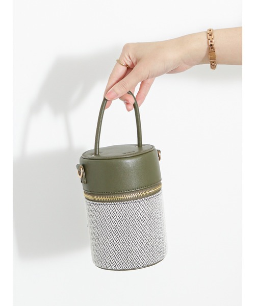 Te chichi(テチチ)の「バニティ2WAYバッグ(ハンドバッグ・レディース・オフホワイト/オリーブ/ブラック・F)」の3枚目の写真