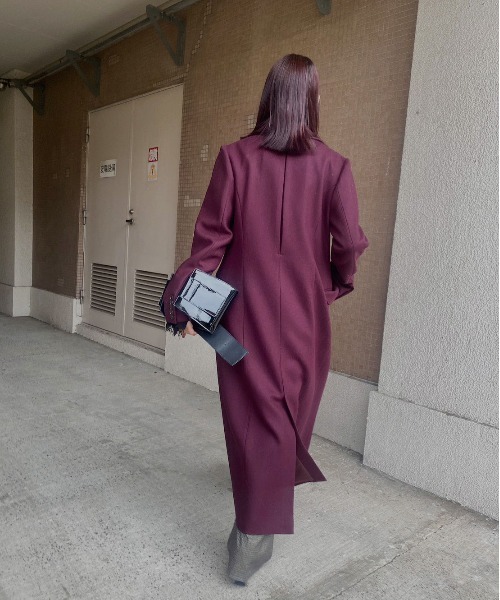 セール】WAIST SHAPE ASSORT BUTTON COAT（チェスターコート