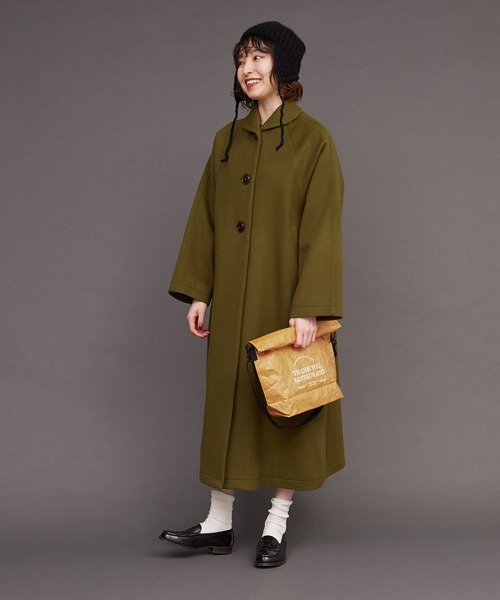 I am I in fact...(アイアムアイインファクト)の「WOOL フライトニットキャップ(ニットキャップ/ビーニー・レディース・ブラック/ホワイト/グリーン/レッド・FREE)」の19枚目の写真