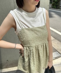 A part by | ジャガードキャミ2Pセット(Tシャツ/カットソー)